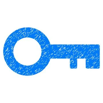 Key Grainy Texture Icon Stock Illustration