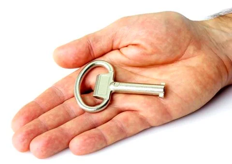 Key in hand Stock Photos