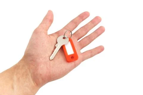 Key in hand. Stock Photos
