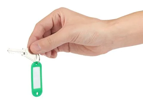 Key in hand. Stock Photos
