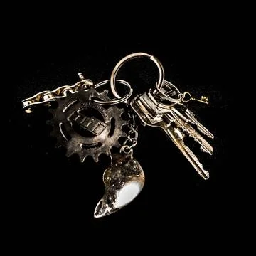 A key-holder with things Stock Photos