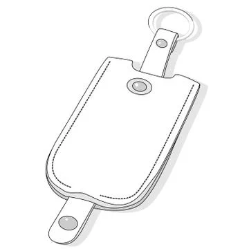Key holder vector illustration Stock Illustration