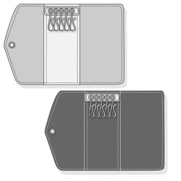 Key holder vector illustration Stock Illustration