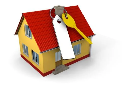 Key from the house Stock Illustration