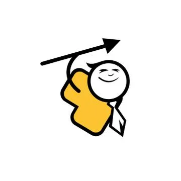 Key hunter sign Stock Illustration