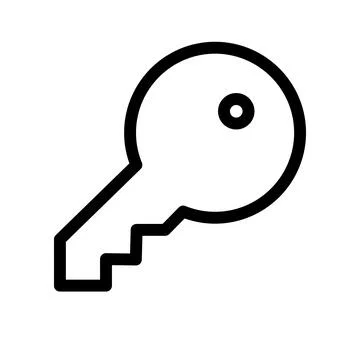 Key icon Design nice to see Stock Illustration