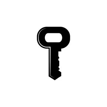 Key icon. Element of lock and key elements illustration. Premium quality graphic Stock Illustration