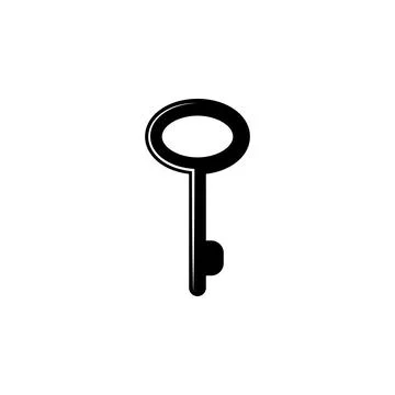Key icon. Element of lock and key elements illustration. Premium quality graphic Stock Illustration