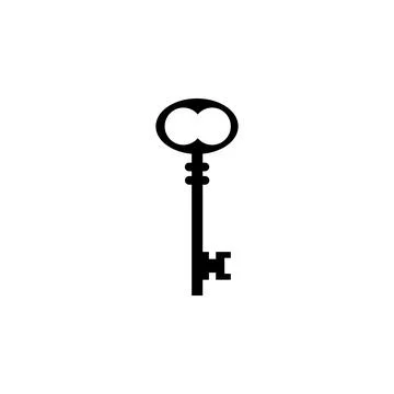 Key icon. Element of lock and key elements illustration. Premium quality graphic Stock Illustration