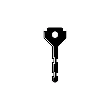 Key icon. Element of lock and key elements illustration. Premium quality graphic Stock Illustration