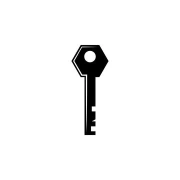 Key icon. Element of lock and key elements illustration. Premium quality graphic Stock Illustration