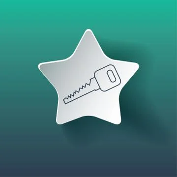 Key icon Stock Illustration