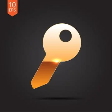 Key icon Stock Illustration