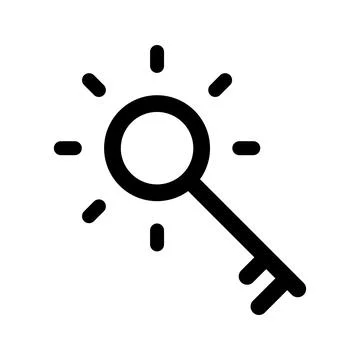 Key icon. Stock Illustration