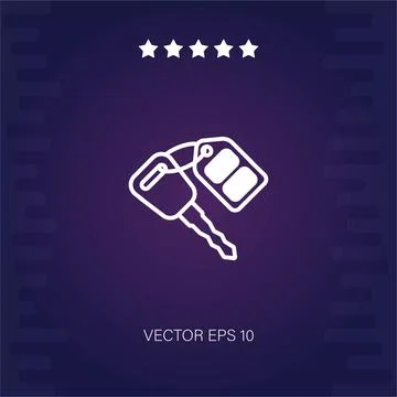 Key  icon Stock Illustration