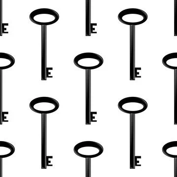 Key icon isolated on white background. Key icon. Lock or unlock sign. Padlock Ilustración de archivo