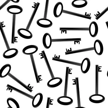 Key icon isolated on white background. Key icon. Lock or unlock sign. Priva.. Ilustración de archivo