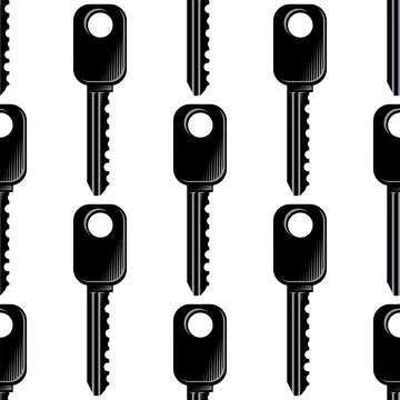 Key icon isolated on white background. Key icon. Lock or unlock sign. Padlock Ilustración de archivo