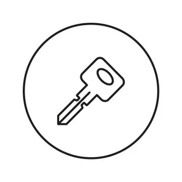 Key icon. Line Stock Illustration