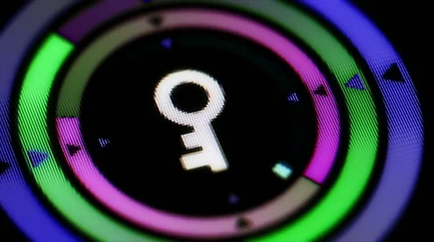 Key icon. Looping. Stock Footage 61495712