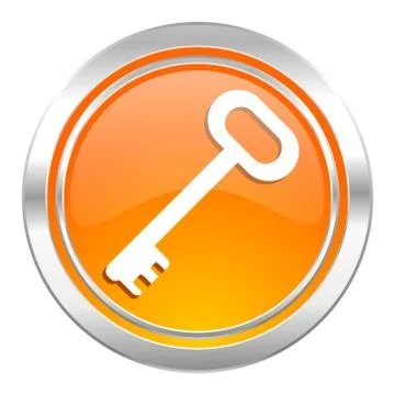 Key icon, secure symbol. Stock Illustration