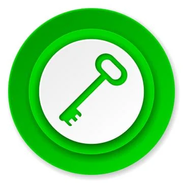 Key icon, secure symbol. Stock-Illustration