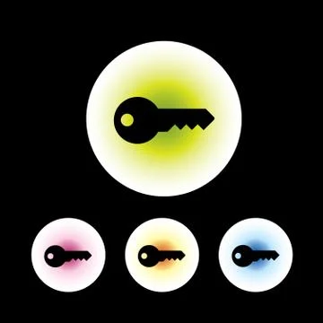 Key icon set Stock Illustration
