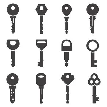  Key icon set Key icon set. Vector Illustration, EPS 10 Copyright: xZoonar... Stock Photos