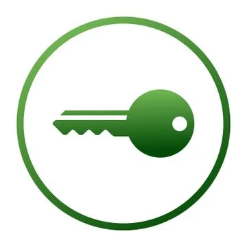 Key icon set. Vector logo design element on white background. Real estate, key Stock Illustration