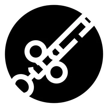 Key icon showing security and access concept Illustration