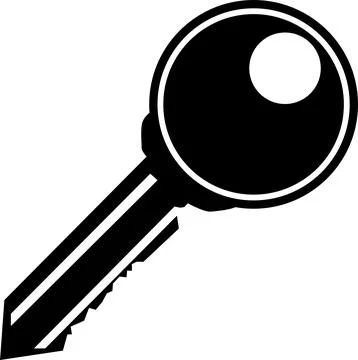 Key icon sign. Stock Illustration
