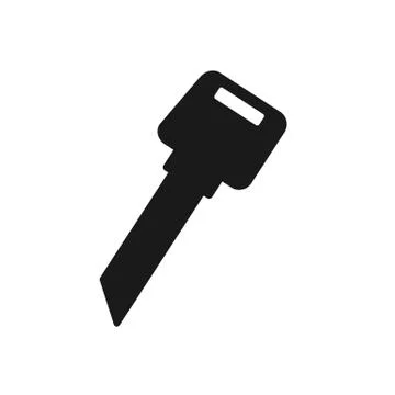 Key icon. Simple design for websites and apps. Stock Illustration