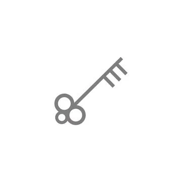 Key icon. Simple web black icon, can be used as web element icon イラスト素材