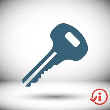 Key icon stock vector illustration flat design Stock-Illustration