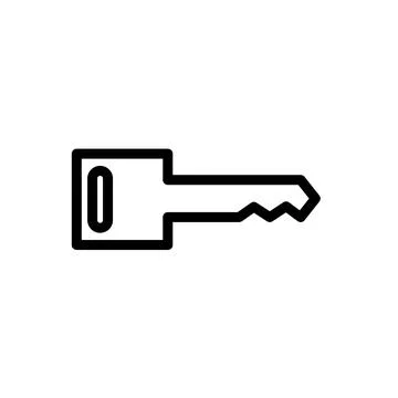 Key icon template Stockillustratie