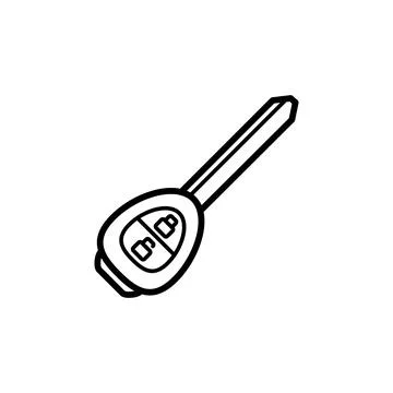 Key icon template Stockillustratie