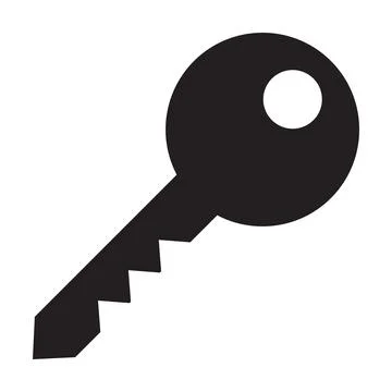 Key icon vector for graphic design, logo, website, social media, mobile app, Stock-Illustration