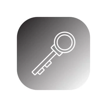 Key icon vector Stock Illustration