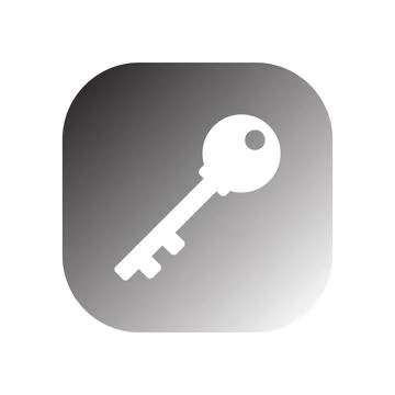 Key icon vector Stock Illustration
