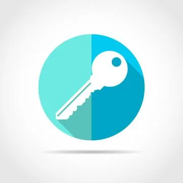 Key icon. Vector illustration. Stock Illustration