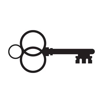 Key icon vector illustration Stock Illustration