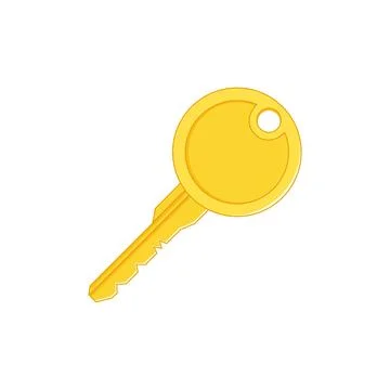 Key icon vector illustration. isolated on white background Stock Illustration