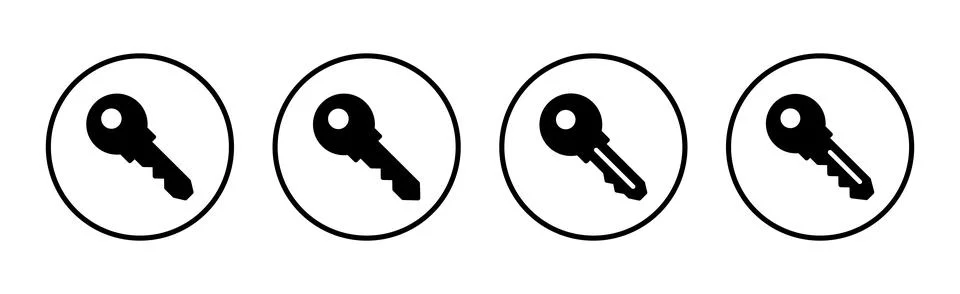 Key icon vector illustration. Key sign and symbol. イラスト素材