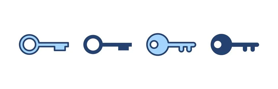 Key icon vector. Key sign and symbol. イラスト素材
