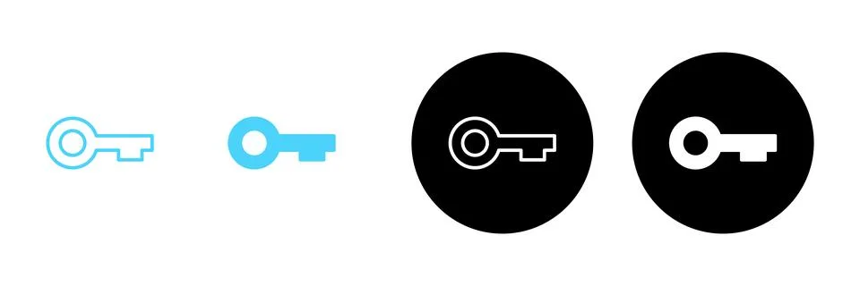 Key icon vector. Key sign and symbol. イラスト素材