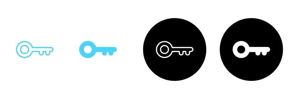 Key icon vector. Key sign and symbol. イラスト素材