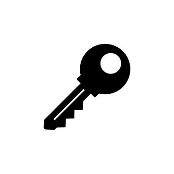 Key icon vector. Key vector icon. Key symbol Stock Illustration