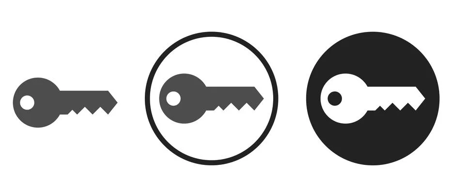 Key icon . web icon set .vector illustration Stock Illustration