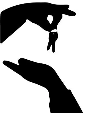 Key icon on white background Stock Illustration