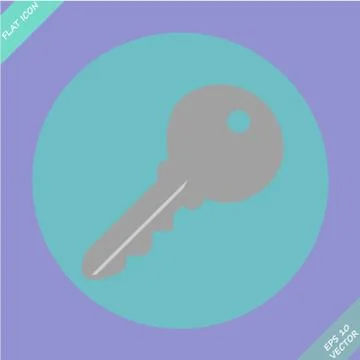 Key icons - vector illustration Stock Illustration